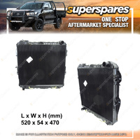 Superspares Radiator for Toyota Hilux RN130 SERIES Diesel Automatic 1991-09/1997