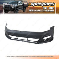 Superspares Front Bar Cover for Volkswagen Golf MK7 W/no Sensor Washer Jet Hole