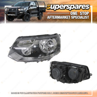 Superspares Left Headlight for Volkswagen Transporter T5 Twin Beam Type H7/H15 