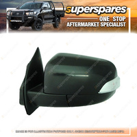Superspares RH Black E/ Door Mirror With Blinker Auto Fold for Ford Ranger PX