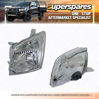 Superspares Left Headlight for Holden Rodeo Dx Lx RA 01/2007-09/2008