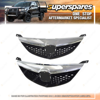 Superspares Grille for Mazda 6 Sport GG 08/2002 - 07/2005 Chrome / Black