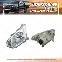 Superspares Headlight Left Hand Side Halogen Type for Isuzu D-Max STD 2016-On