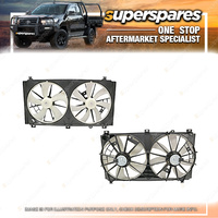 Superspares Radiator Fan Dual for Lexus Is250 GSE20 08/2005-06/2013