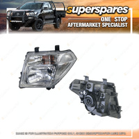 Superspares Headlight Left Hand Side Manual Adjustment for Nissan Navara D40