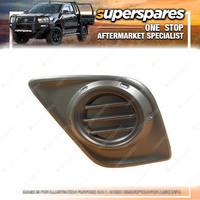 Superspares Fog Light Cover Left Hand Side for Toyota Hilux TGN GUN 2018-ON