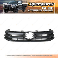 Superspares Grille Black for Toyota Hilux TGN GUN 2018-ON Premium Quality