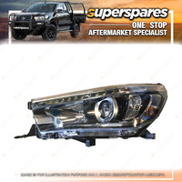 Superspares Headlight Left Hand Side for Toyota Hilux TGN GUN GGN 2.8L 3.0L