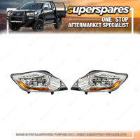 Pair of Head Light Right & Left Side for Ford Kuga TE 2012 - 2013