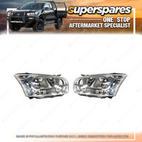 Pair of Head Light Right & Left Side for Ford Transit VO 2014 - ON