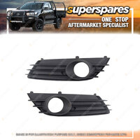 Right & Left Fog Light Cover With Hole for Holden Astra AH 2004-2006