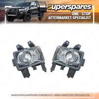 Pair of Fog Light Right & Left Side for Holden Astra Ah 09/2004 - 12/2007