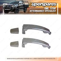 Rear Outer Door Handle Right & Left Chrome for Holden Captiva 7 CG 11-18