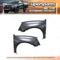 Right & Left Guard for Holden Rodeo Dual Cab RA Without Blinker & Flare Holes