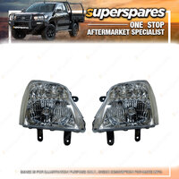 Pair of Right & Left Headlight for Holden Rodeo RA 03/2003-12/2006