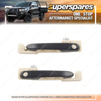 Right & Left Front Door Handle With Bracket With Key Hole for Hyundai Accent MC