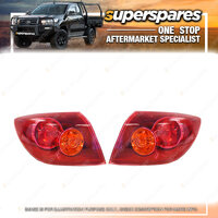 Right & Left Outer Tail Light for Mazda 3 Hatchback BK 01/2004-12/2008