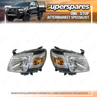 Pair of Head Light Right & Left Side for Mazda Bt - 50 11/2006 - 06/2008