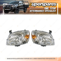 Pair of Head Light Right & Left Side for Mazda Bt - 50 06/2008 - On