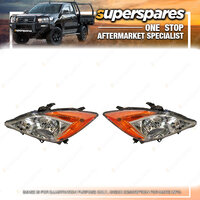 Pair of Headlight Right & Left Side for Mazda Bt - 50 Ute 2011 - On