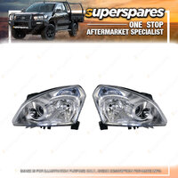 Head Light Right & Left Side for Nissan Dualis J10 11/2007 - 03/2010