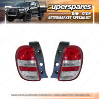 Tail Light Right & Left Side for Nissan Micra K13 11/2010 - 11/2014