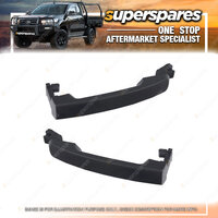 Right & Left Front Outer Door Handle for Nissan Navara D40 05-15 Black