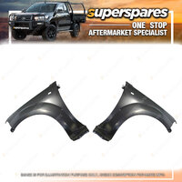 Right & Left Guard for Nissan Navara D40 Spain Built No Flare Hole 12/2005-2015