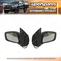 RH & LH Electric Door Mirror for Nissan Pathfinder R51 Black With led Blinker