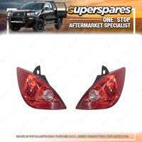 Right & Left Hand Side Tail Light for Nissan Tiida Hatchback C11 2006-2009