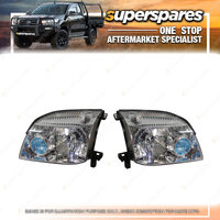 Head Light Right & Left for Nissan X - Trail T30 10/2001 - 08/2007