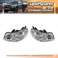 Pair of Head Light Right & Left Side for Suzuki Sx4 Rw420 02/2007 - On