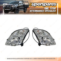 Pair of Head Light Right & Left Side for Suzuki Swift 01/2005 - On