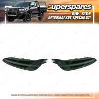 Right & Left Fog Light Cover Without Hole for Toyota Corolla Hatchback ZRE152