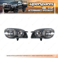 Right & Left Side Headlight for Toyota Corolla AE112 1.8L 1999 - 2001