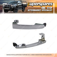 RH & LH Rear Outer Door Handle for Toyota Hilux TGN KUN GGN Without Key Hole