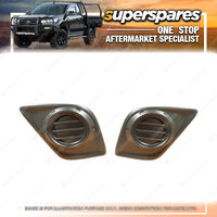 RH & LH Fog Light Cover for Toyota Hilux TGN121 KUN16 26 GGN120 GGN125 07/15-ON