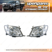 RH & LH Headlight for Toyota Hilux TGN16 TGN26 KUN16 KUN26 GGN15 GGN25 2008-2011