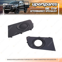 RH & LH Fog Light Cover Without Hole for Volkswagen Amarok 2H 01/2012-08/2016