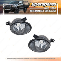 Pair of Fog Light Right & Left Side for Volkswagen EOS 1F 2011 - On