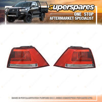 Right & Left Outer Tail Light for Volkswagen Golf MK7 07/2013 - ON