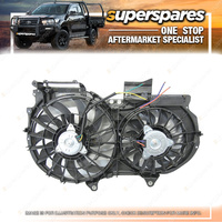 Superspares Radiator Air Con Fan for Audi A4 B6 B7 2.4L 3.0L 3.2L