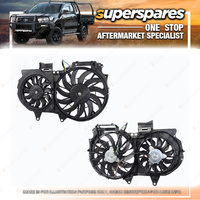 Superspares Radiator Air Con Fan for Audi A4 B6 B7 1.8L 2.0L 06/2001-12/2007