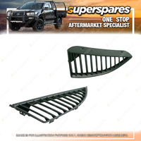 Superspares Left Black Grille for Mitsubishi Lancer CH 08/2003-09/2005