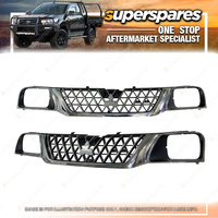 Grille for Mitsubishi Triton 2WD MK Suit 2Bs Headlight 06/2001-06/2006