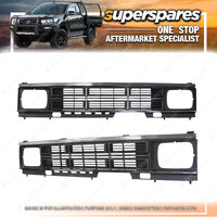 Superspares Front Grille for Nissan Navara Z20 02 / 1988 - 05 / 1992