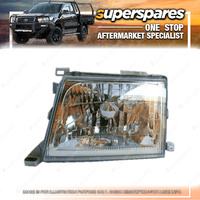 Superspares Left Hand Side Headlight for Nissan Navara D22 2000-2001