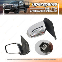 Superspares Left Electric Door Mirror for Nissan Navara D40 12/2005-2015