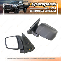 Superspares Left Manual Door Mirror for Nissan Patrol GU 12/1997-05/2015