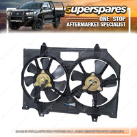 Superspares Dual Radiator Fan for Nissan X Trail T30 2003 - 2007 Brand New